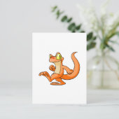 Orange Techo auf einer Quest Postkarte (Stehend Vorderseite)