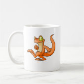Orange Techo auf einer Suche Kaffeetasse (Links)