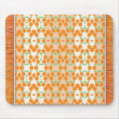 Orange Teppich Stil Futter Designer Mousepad (Vorne)