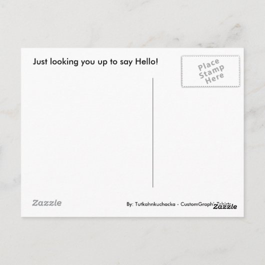 Orange Terbilis Gift Dart Frog Postcard Postkarte (Rückseite)