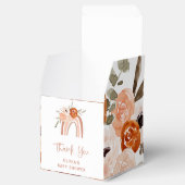 Orange Terracotta Boho | Rainbow Baby Dusche Geschenkschachtel (Geöffnet)