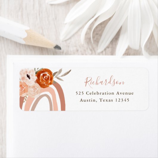 Orange Terracotta Boho | Regenbogen (Insitu)