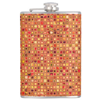 Orange 'Terracotta' Textured Mosaic Tiles Pattern Flachmann
