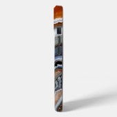 Orange Terracotta White Black Agate Geode Case-Mate iPhone Hülle (Rückseite / Links)