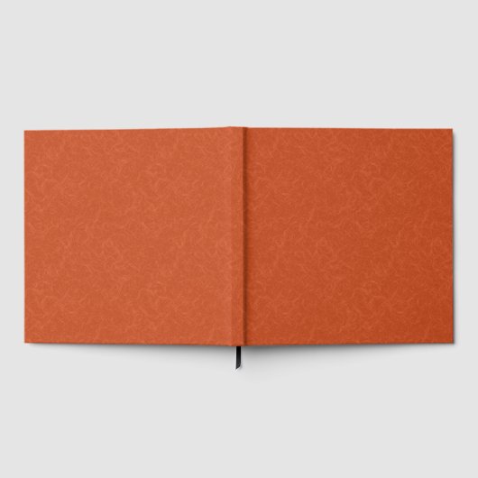 Orange textured surface with swirling pattern gästebuch (Voll)