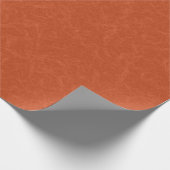 Orange textured surface with swirling pattern geschenkpapier (Ecke)