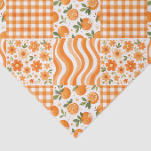 Orange Texturen Seidenpapier (Ausschnitt)