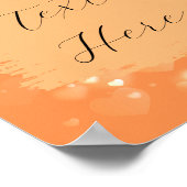 Orange Theme Poster (Ecke)