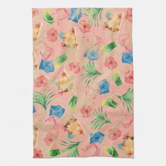 Orange Theory Geschirrtuch (Vertikal)