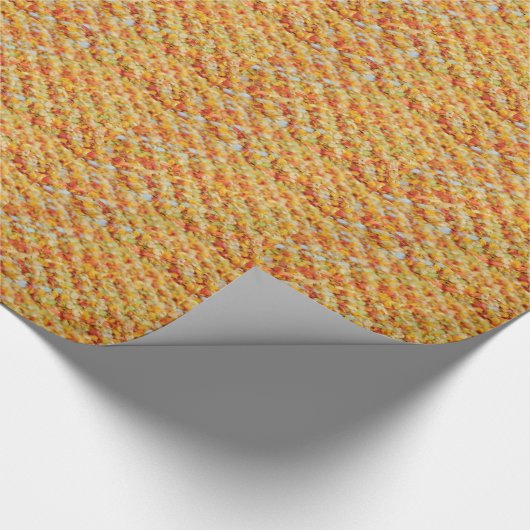 Orange Threads Geschenkpapier (Ecke)