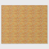 Orange Threads Geschenkpapier (Flach)