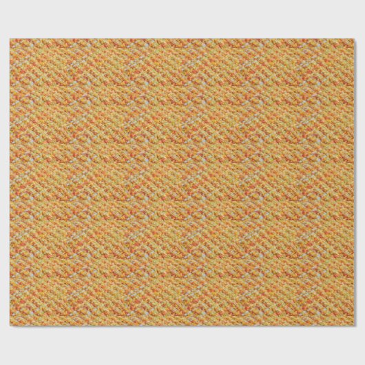 Orange Threads Geschenkpapier (Flach)
