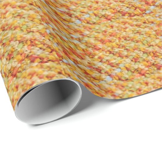 Orange Threads Geschenkpapier (Rolleneckpunkt)