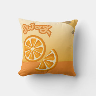 Orange Throw Pillow Kissen