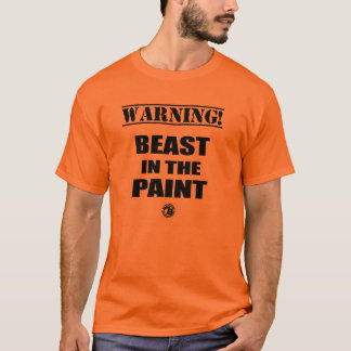 Orange "Tier in der Farbe" richten Zucht-T - Shirt