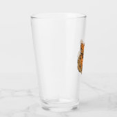 Orange Tiger Face Glas (Rechts)