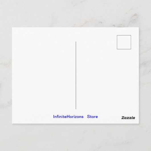 Orange Tiger Kitty Postcard Postkarte (Rückseite)