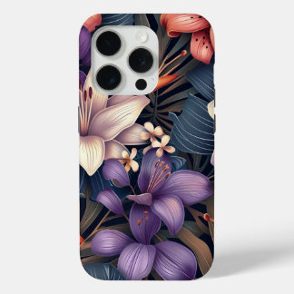 Orange Tiger-Lilie Tropisches Design Case-Mate iPhone Hülle