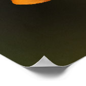 Orange Tiger Lilien and Buds Nah Up Foto Poster (Ecke)