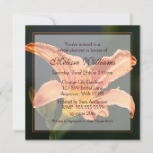 Orange Tiger-Lilien-Brautparty-Einladungen Einladung (Vorderseite)