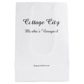 Orange Tiger Lilies - Martha's Vineyard Mittlere Geschenktüte (Rückseite)