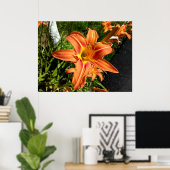 Orange Tiger Lilies Poster (Heimbüro)