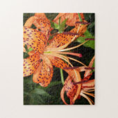 Orange Tiger Lily Blume Jigsaw Puzzle (Vertikal)