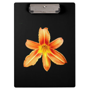 Orange Tiger Lily Clipboard Klemmbrett