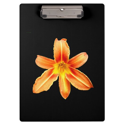 Orange Tiger Lily Clipboard Klemmbrett (Vorderseite)