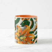 Orange Tiger Lily Crochet Tasse (Zentrum)