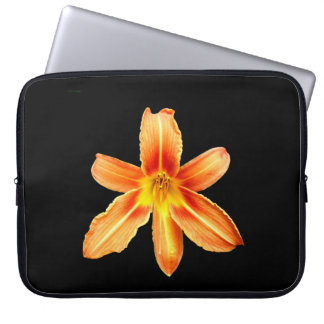 Orange Tiger Lily Laptop Case
