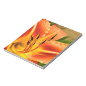 Orange Tiger Lily Notizblock (Rotiert)