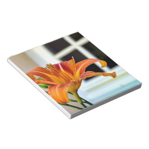 Orange Tiger Lily Notizblock
