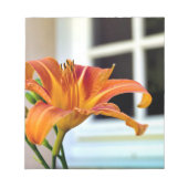Orange Tiger Lily Notizblock (Vorderseite)