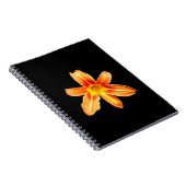 Orange Tiger Lily Spiral Notebook Notizblock (Rechte Seite)
