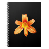 Orange Tiger Lily Spiral Notebook Notizblock (Vorderseite)
