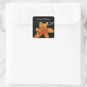 Orange Tiger Lily Sticker (Tasche)