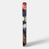 Orange Tiger Lily Tropical Design Case-Mate iPhone Hülle (Rückseite / Links)