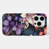 Orange Tiger Lily Tropical Design Case-Mate iPhone Hülle (Rückseite (Horizontal))