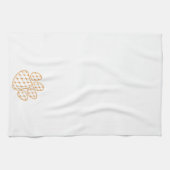 Orange Tiger Paw Geschirrtuch (Horizontal)