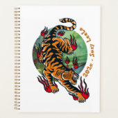 Orange Tiger Planner Planer (Vorderseite)