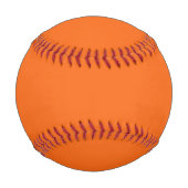 Orange Tiger Solid Color Baseball (Vorderseite)