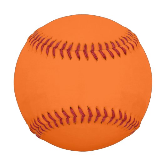 Orange Tiger Solid Color Baseball (Vorderseite)