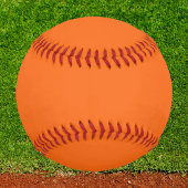 Orange Tiger Solid Color Baseball