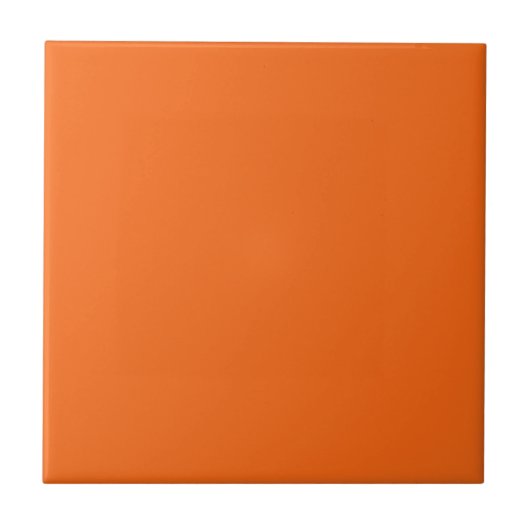 Orange Tiger Solid Color Fliese (Vorderseite)