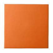 Orange Tiger Solid Color Fliese (Vorderseite)