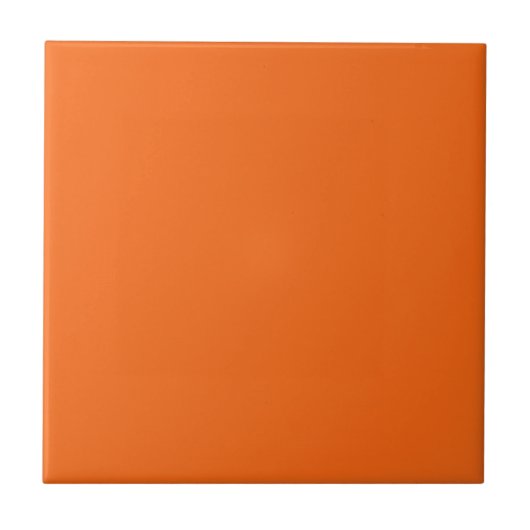 Orange Tiger Solid Color Fliese (Vorderseite)