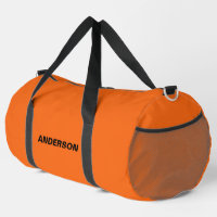 Orange Tiger Solid Color Individuelle Name
