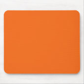 Orange Tiger Solid Color Mousepad (Vorne)