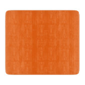 Orange Tiger Solid Color Schneidebrett (Vorderseite)